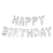 Happy Birthday Silver Foil Balloon Banner Kit By Celebrate It&#x2122;